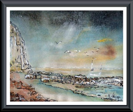"Plage de Normandie" - Vendu